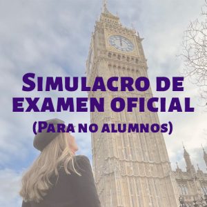 Simulacro de examen oficial para no alumnos